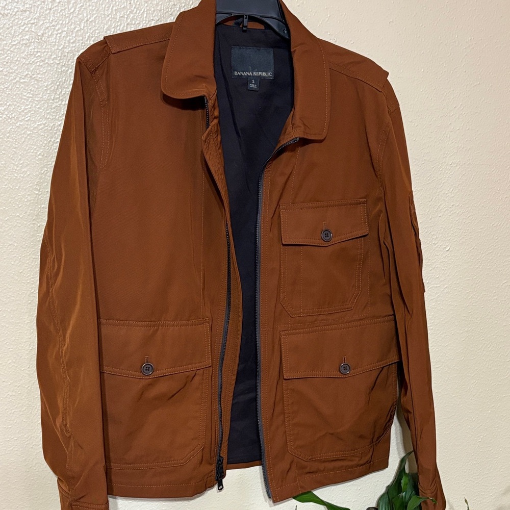 Banana Republic Brown Military Field Jacket